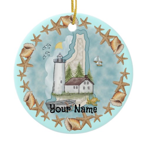 New Hampshire Lighthouse Ornament