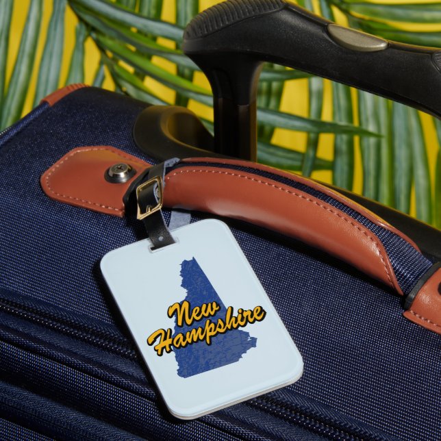 New Hampshire Luggage Tag (Front Insitu 1)