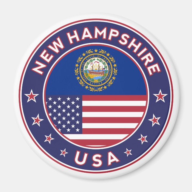 New Hampshire Magnet (Front)