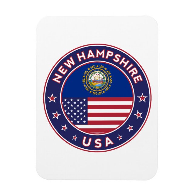 New Hampshire Magnet (Vertical)