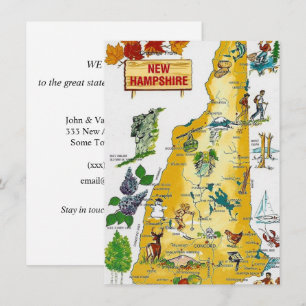 New Hampshire Map Moving Announcement
