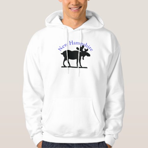 New Hampshire Moose Hoodie