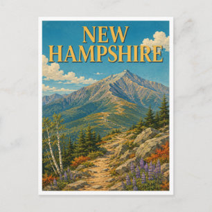 New Hampshire Mount Washington GeoSaga Postcard