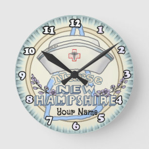 New Hampshire Nurse Round Clock