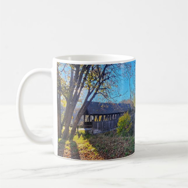 New Hampshire park bridge Coffee Mug (Left)