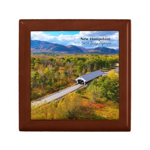 New Hampshire Plymouth Smith Bridge Gift Box