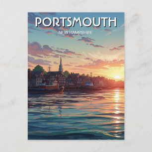New Hampshire Portsmouth Travel Postcard