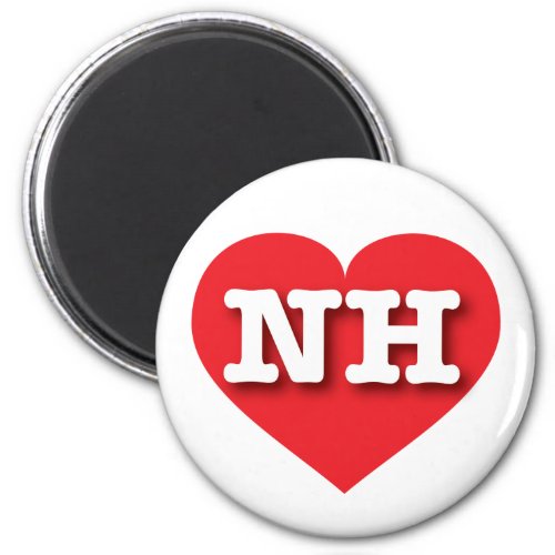 New Hampshire Red Heart _ I love NH Magnet