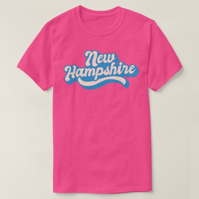 New Hampshire Retro T-Shirt (Design Front)