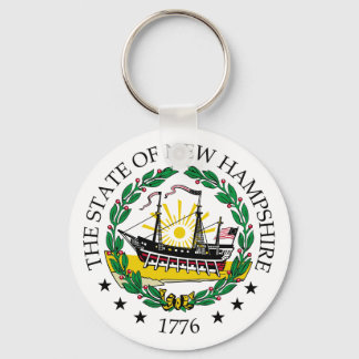 New Hampshire sign Keychain