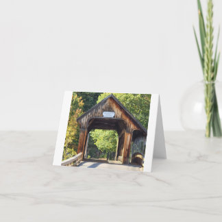 New Hampshire Sqaum river bridge  Card