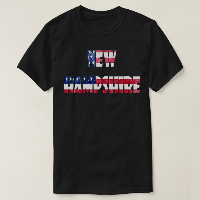 New Hampshire state1  T-Shirt (Design Front)