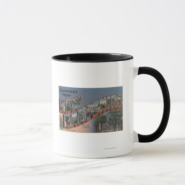 New Hampshire (State Capital/Flower) Mug (Right)