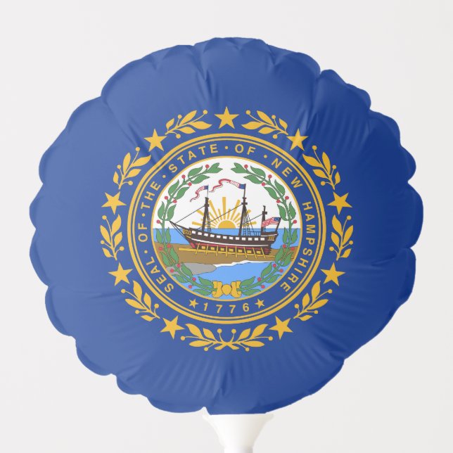 New Hampshire State Flag Balloon (Front)
