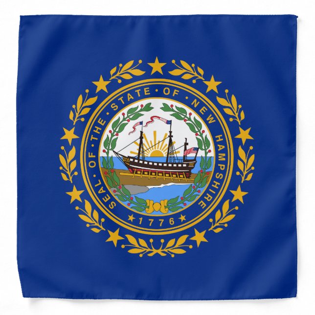 New Hampshire State Flag Bandana (Front)