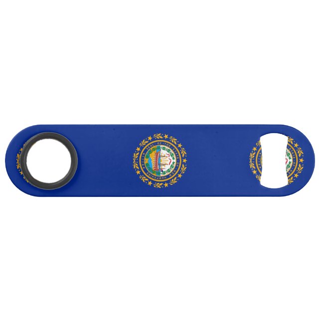 New Hampshire State Flag Design Bar Key (Back Horizontal)