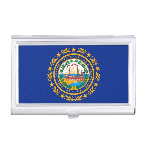 New Hampshire State Flag Design Business Card Case