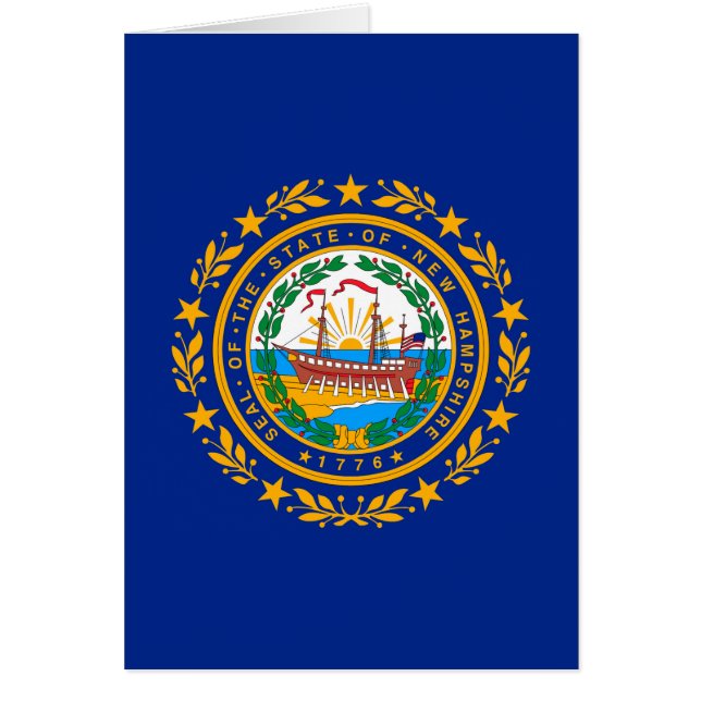 New Hampshire State Flag Design Cards (Front)