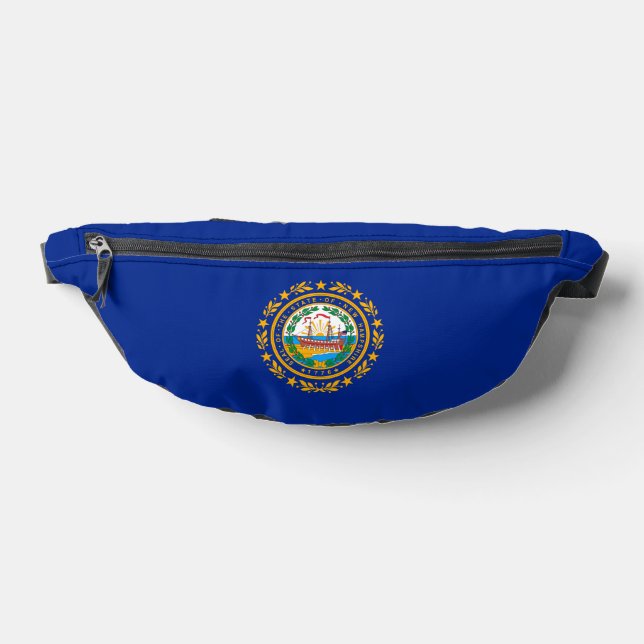 New Hampshire State Flag Design Fanny Pack (Lay Down)
