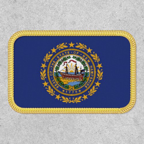 New Hampshire State Flag Design Patch