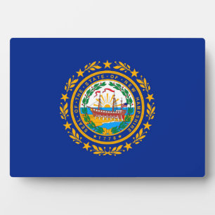 New Hampshire State Flag Design Plaque