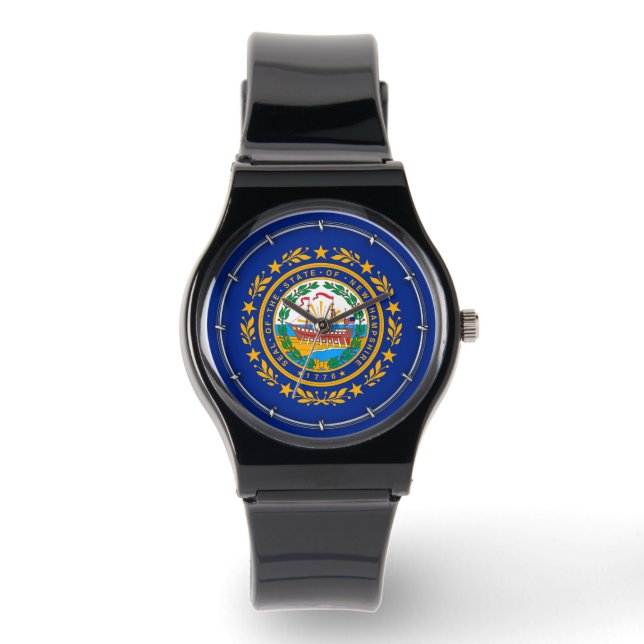 New Hampshire State Flag Design Watch (Front)