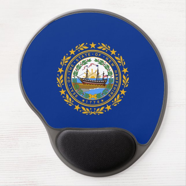 New Hampshire State Flag Gel Mouse Pad (Front)
