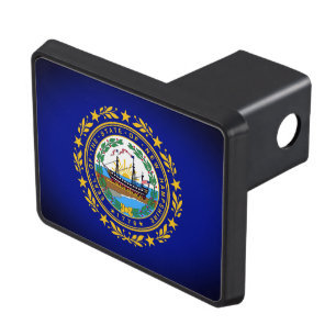 New Hampshire state flag Hitch Cover