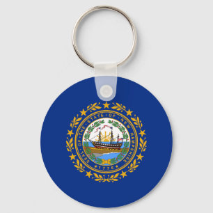 New Hampshire State Flag Keychain