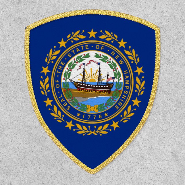 New Hampshire state flag Patch (Front)