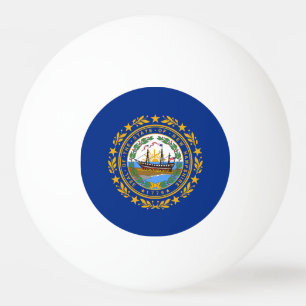 New Hampshire State Flag Ping Pong Ball