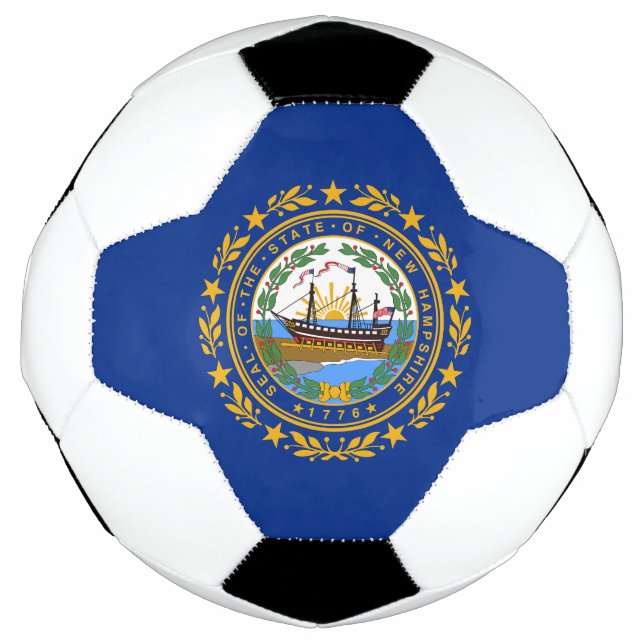 New Hampshire State Flag Soccer Ball (Front)