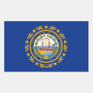 New Hampshire State Flag Sticker