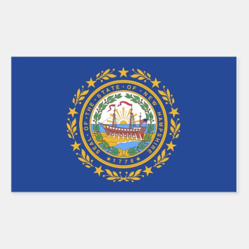 New Hampshire State Flag Sticker