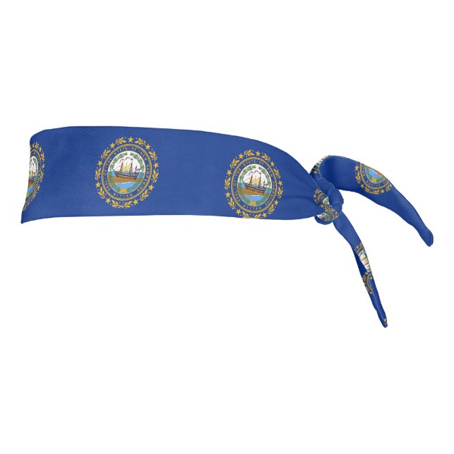 New Hampshire State Flag Tie Headband (Rotate 90)