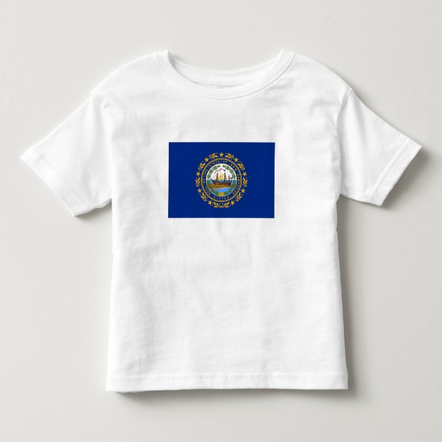 New Hampshire State Flag Toddler T-shirt (Front)