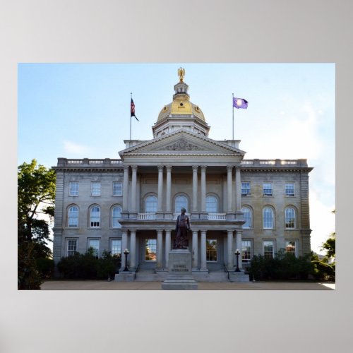 New Hampshire State House Concord Poster