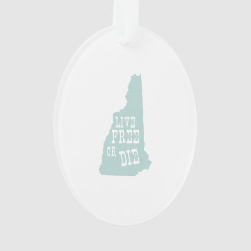 New Hampshire State Motto Ornament Zazzle