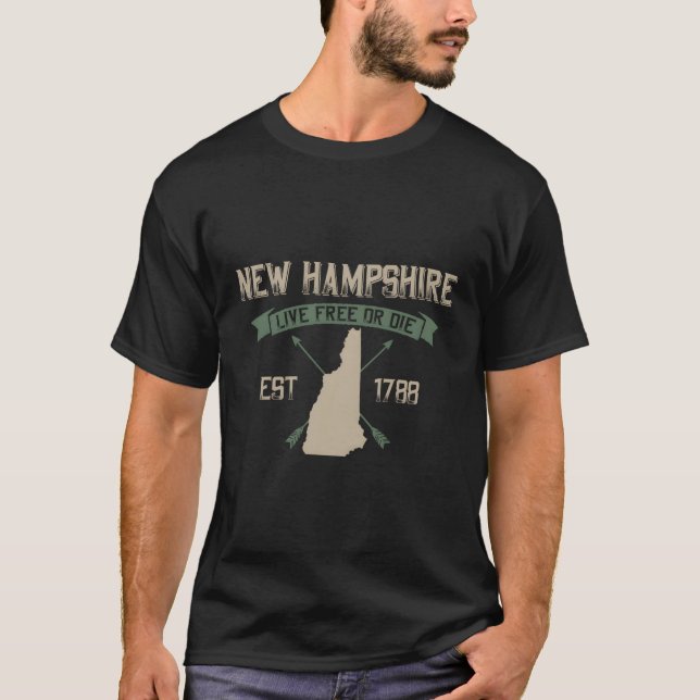 New Hampshire State Product T-Shirt (Front)