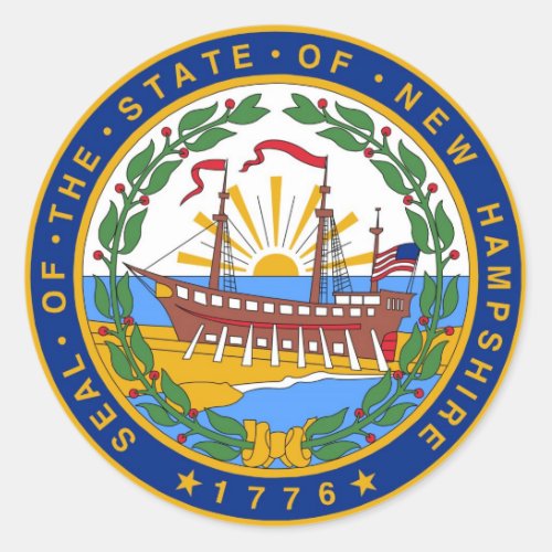 New Hampshire State Seal and Motto