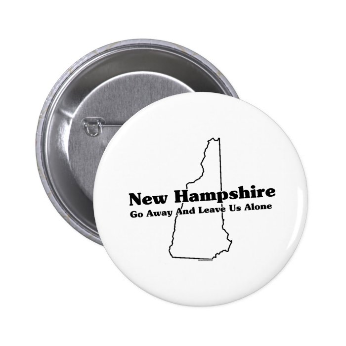 New Hampshire State Slogan Button