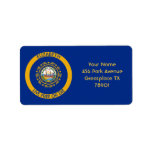 New Hampshire The Granite State Personalized Flag Label