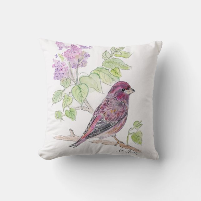 New Hampshire Throw Pillow (Front)