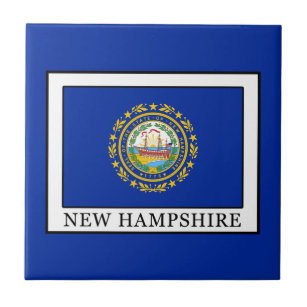 State Of New Hampshire Decorative Ceramic Tiles Zazzle New Hampshire Tile