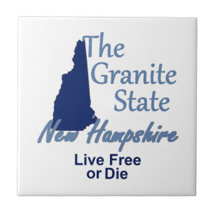 State Of New Hampshire Decorative Ceramic Tiles Zazzle New Hampshire Tile