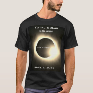 NEW HAMPSHIRE Total solar eclipse April 8, 2024 T-Shirt