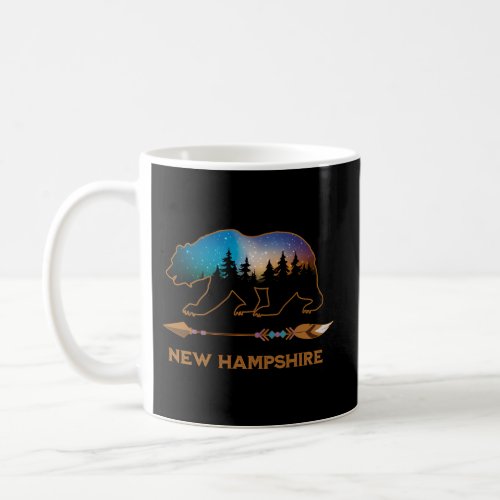 New Hampshire Usa Black Bear Hiking Trails Vacatio Coffee Mug