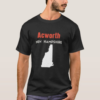 New Hampshire USA State America Travel Acworth  T-Shirt
