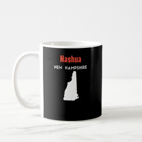 New Hampshire Usa State America Travel Nashua    Coffee Mug