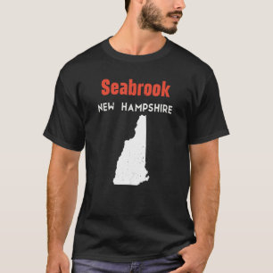 New Hampshire Usa State America Travel Seabrook T-Shirt